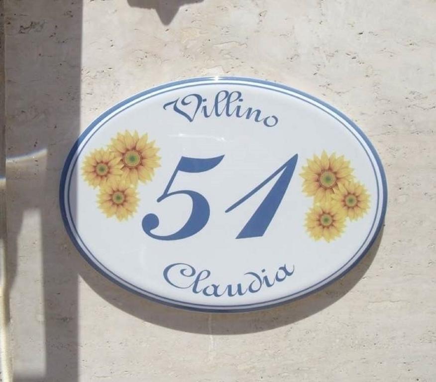 Вилла Villino Claudia 30 Mt Mare Порто-Чезарео Экстерьер фото